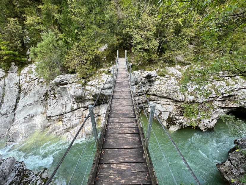 The Soča river-beds at Kršovec or Gorge Kršovec, Bovec (Triglav National Park, Slovenia) - Soca-Tröge bei Krsovec (Triglav-Nationalpark, Slowenien) - Korita Soče pri Kršovcu (Triglavski narodni park)