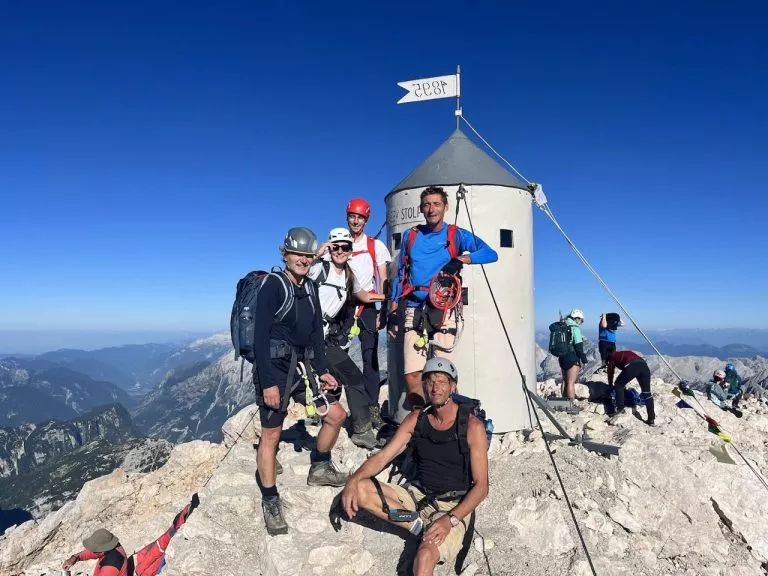 a bluebird on triglav