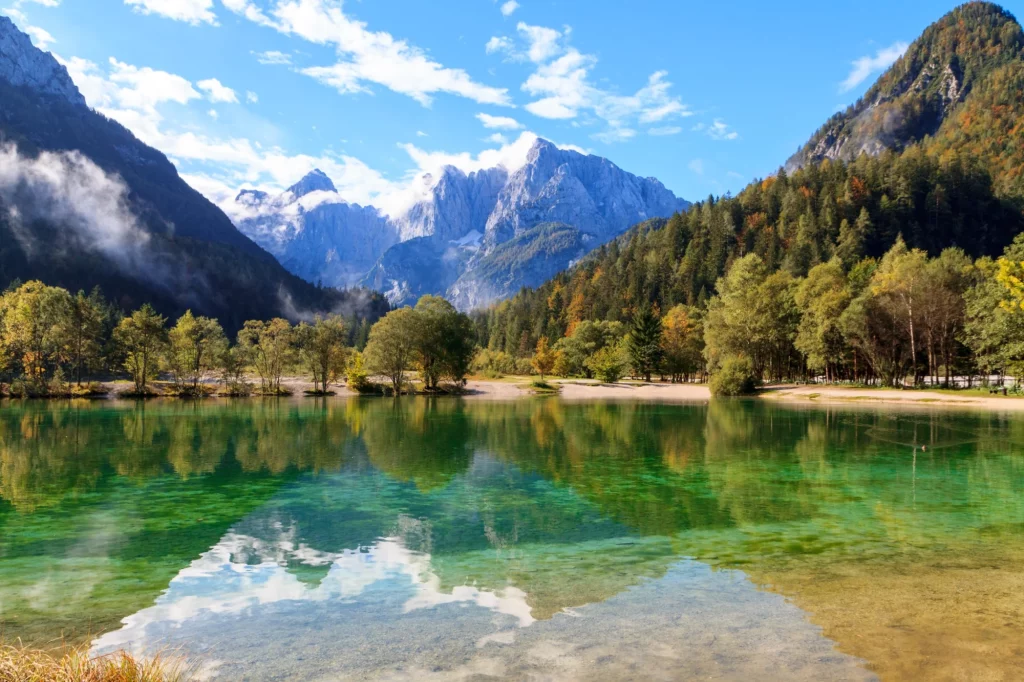 Reflect on the Alpine mirror at Lake Jasna