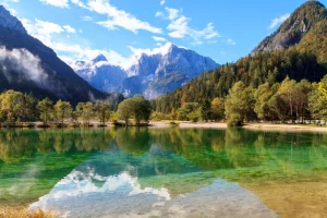 Reflect on the Alpine mirror at Lake Jasna