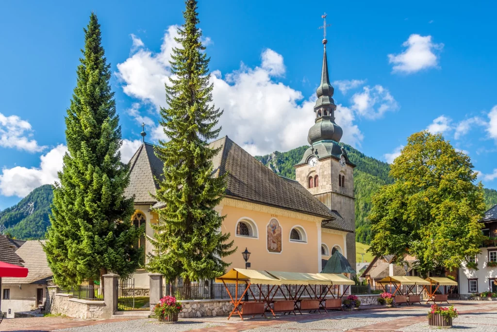 Church of Our Lady on the White Gravel in Kranjska Gora