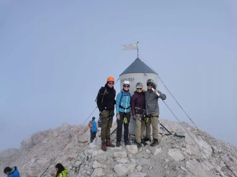 Happily standing on top of Triglav 1