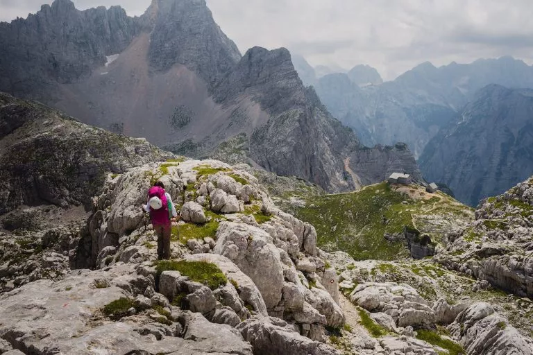 Hiking to Kriški Podis Lodge