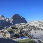 In winter there is a cosy bivouac giving us shelter