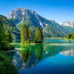 Lago del Predil in Italy, Europe