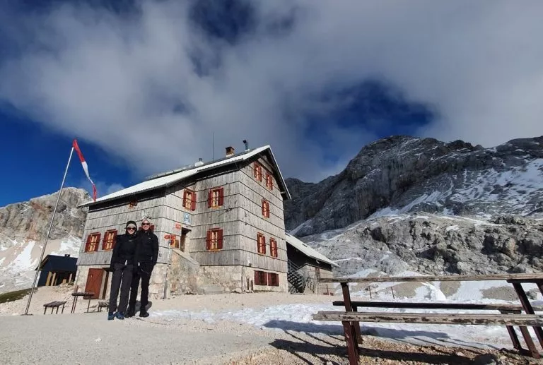 planika hut in early autumn