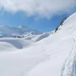 Ski touring tracks in Komna