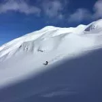 Snowboarding from Sija to Zadnji Vogel