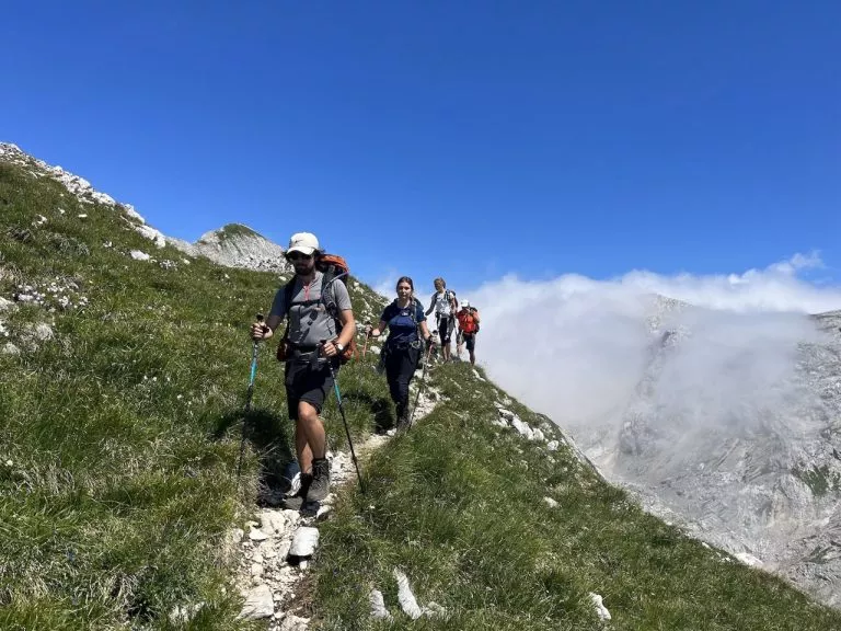 the zelnarice ridge above the seven lakes valley