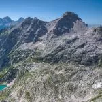 Tiny Pogacnik Lodge with Upper and Lower Krisko Lake
