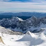 View from Kredarica in winter