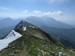 Golica hut and the Karawanke